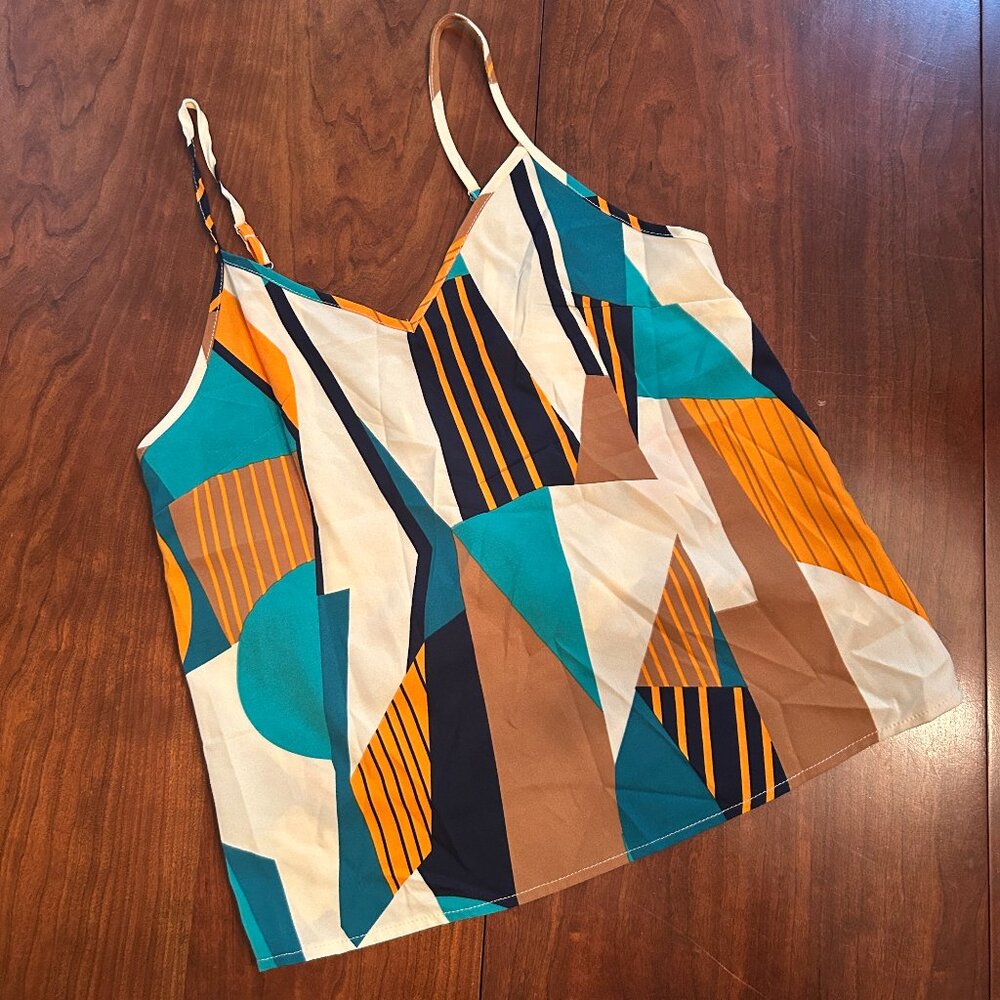 Geometric Twist Blouse